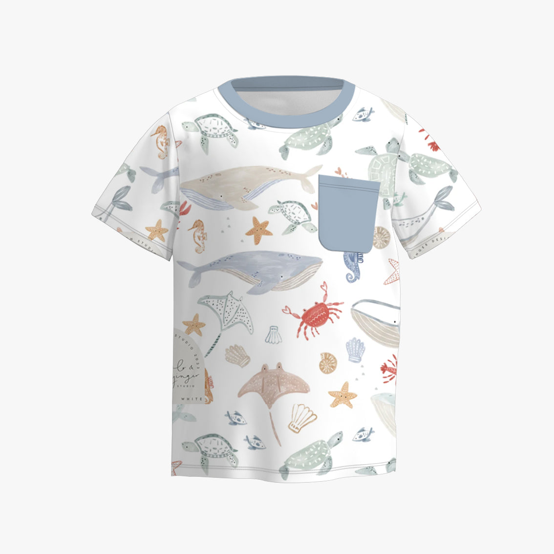 （Pre Order）Boys Spring and Summer Animal＆Truck Print Top