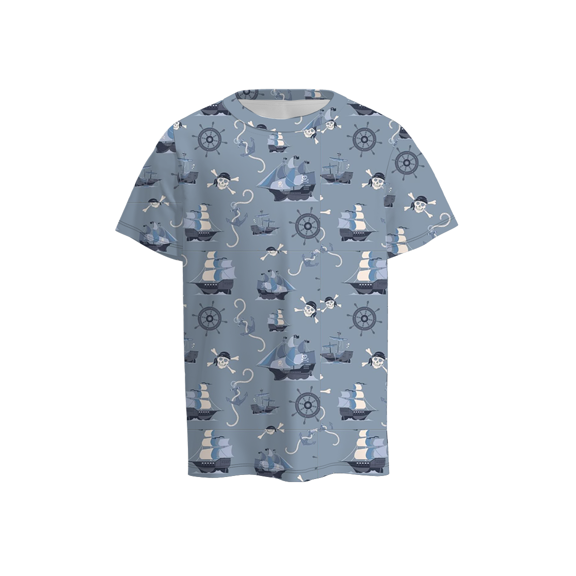 （Pre Order）Boys Spring and Summer Ship＆Car Print Top