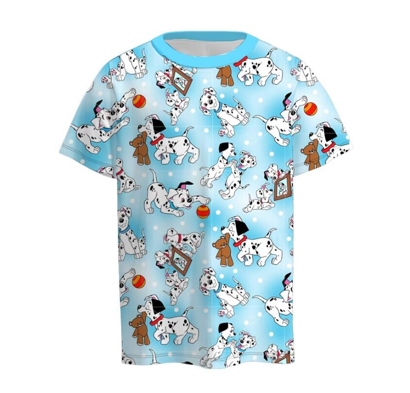 （Pre Order）Family Spring and Summer Cartoon Print Dress＆Top