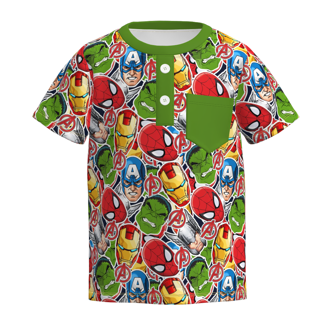 （Pre Order）Boys Spring and Summer Movie Character Print Top