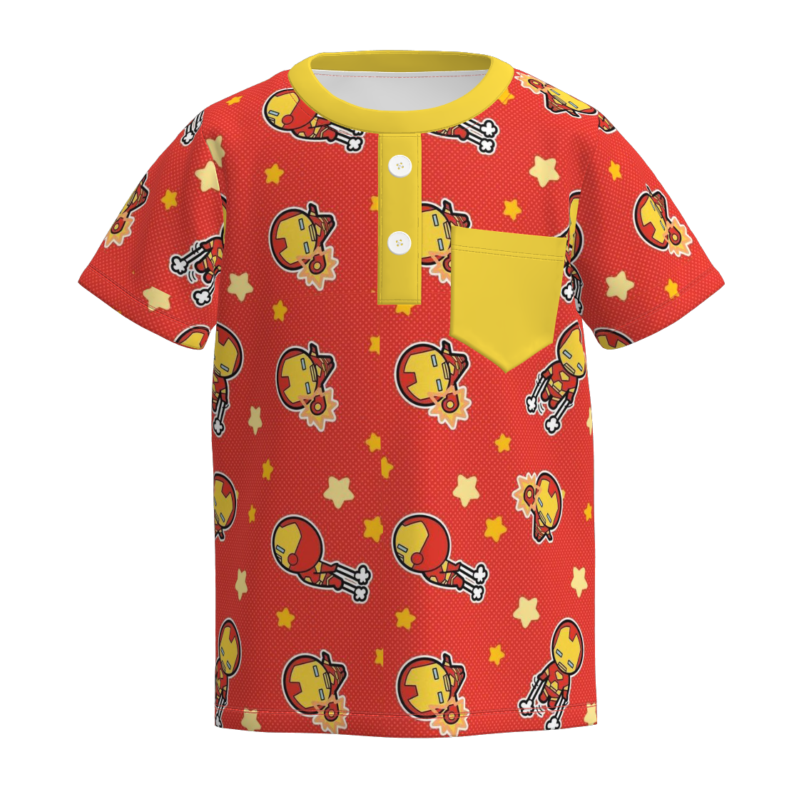 （Pre Order）Boys Spring and Summer Movie Character Print Top