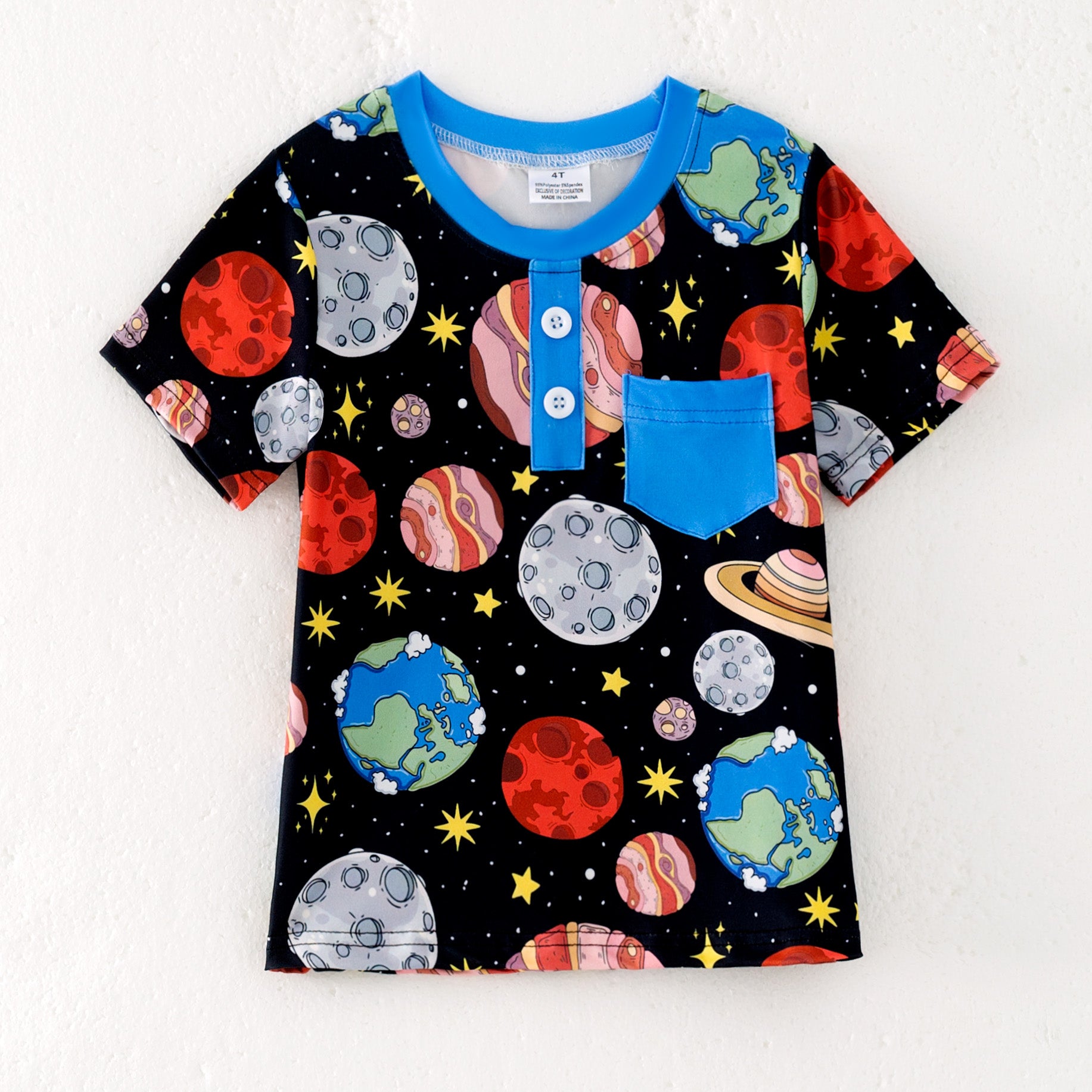 （Pre Order）Boys Spring and Summer Cartoon Print Top