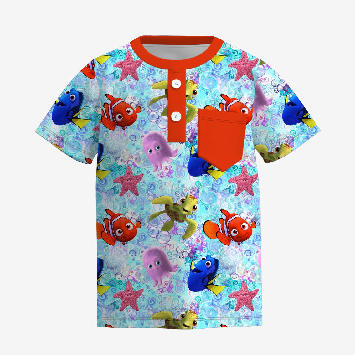 （Pre Order）Boys Spring and Summer Cartoon Print Top