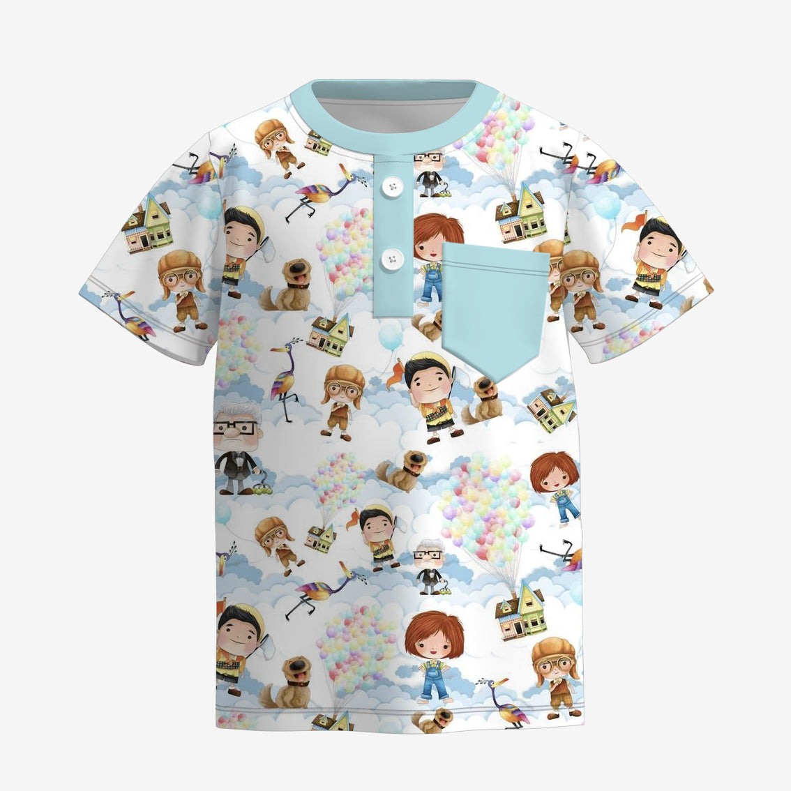 （Pre Order）Boys Spring and Summer Cartoon Print Top