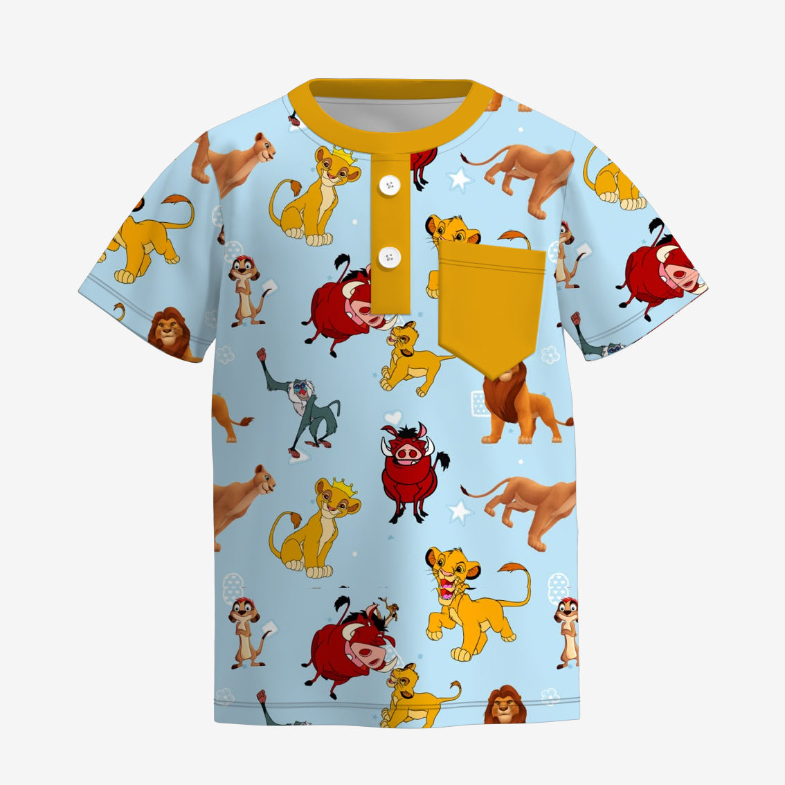 （Pre Order）Boys Spring and Summer Cartoon Print Top