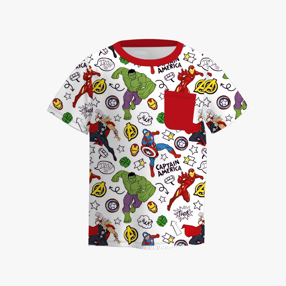（Pre Order）Boys Spring and Summer Cartoon Print Top