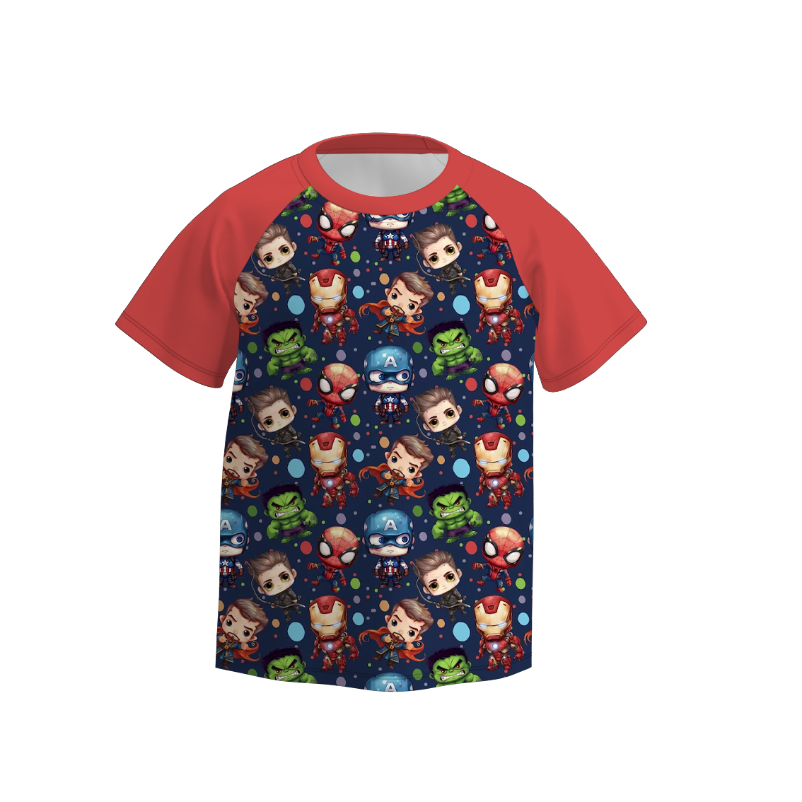 （Pre Order）Boys Spring and Summer Cartoon Print Top