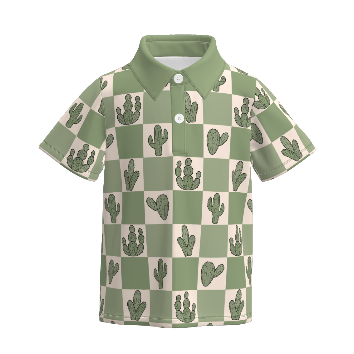（Pre Order）Brothers Spring and Summer Cowboy Print Romper＆Top
