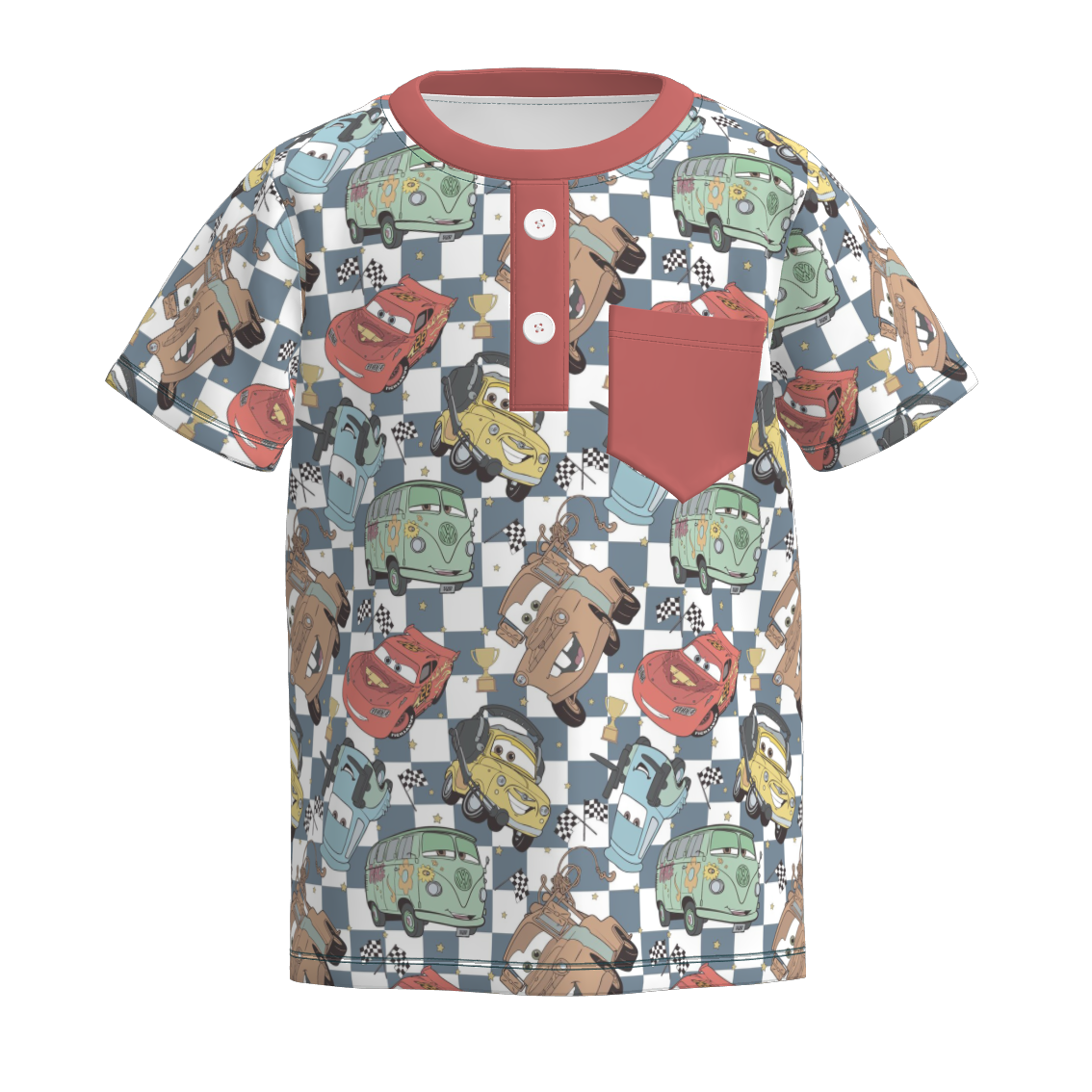 （Pre Order）Boys Spring and Summer Cartoon Print Top