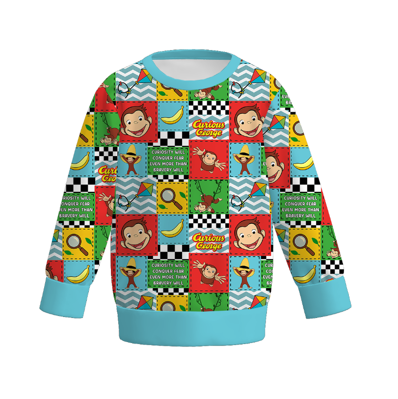 （Pre Order）Family Fall Cartoon Print Top,Pants＆Romper