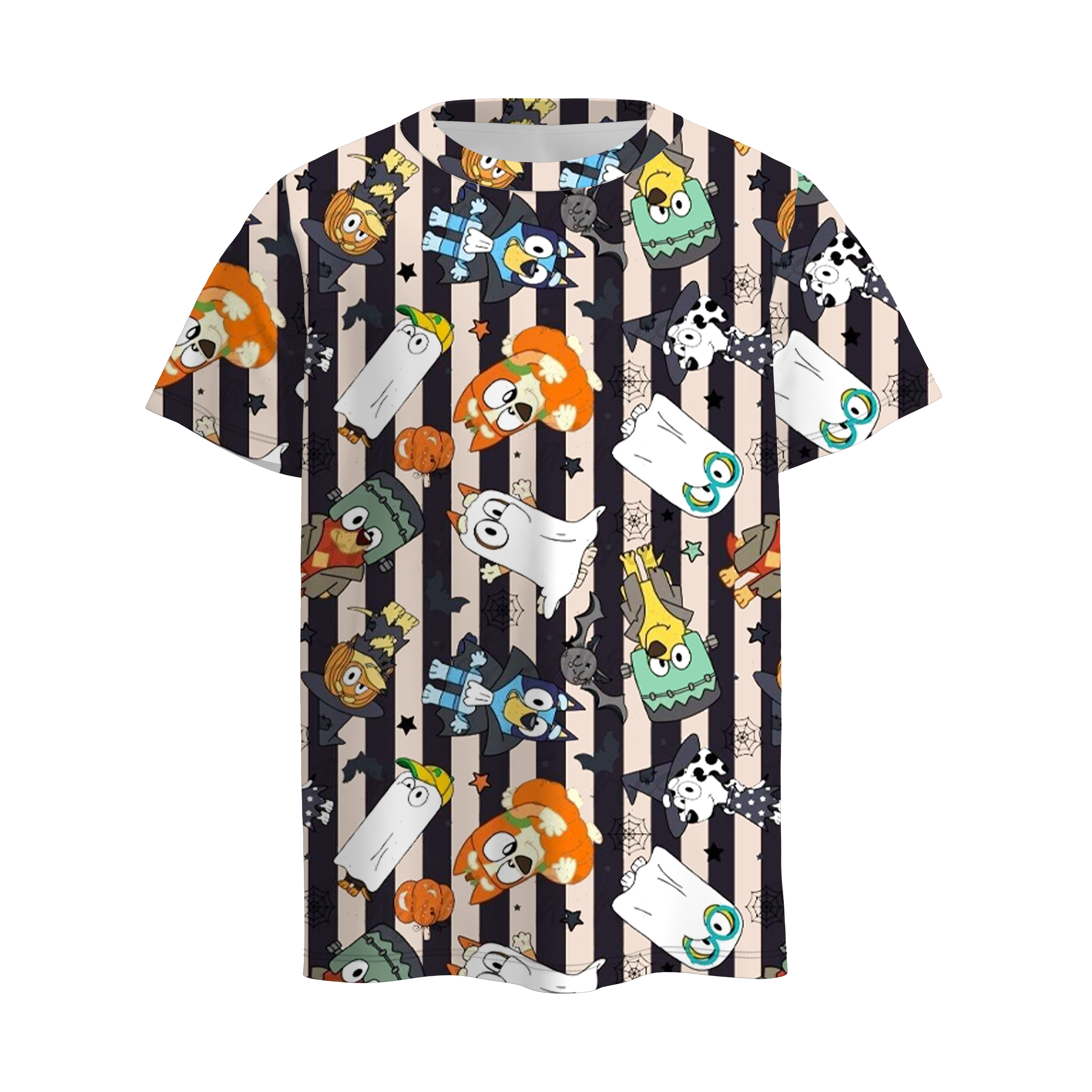 （Pre Order）Boys Halloween Cartoon Print Top