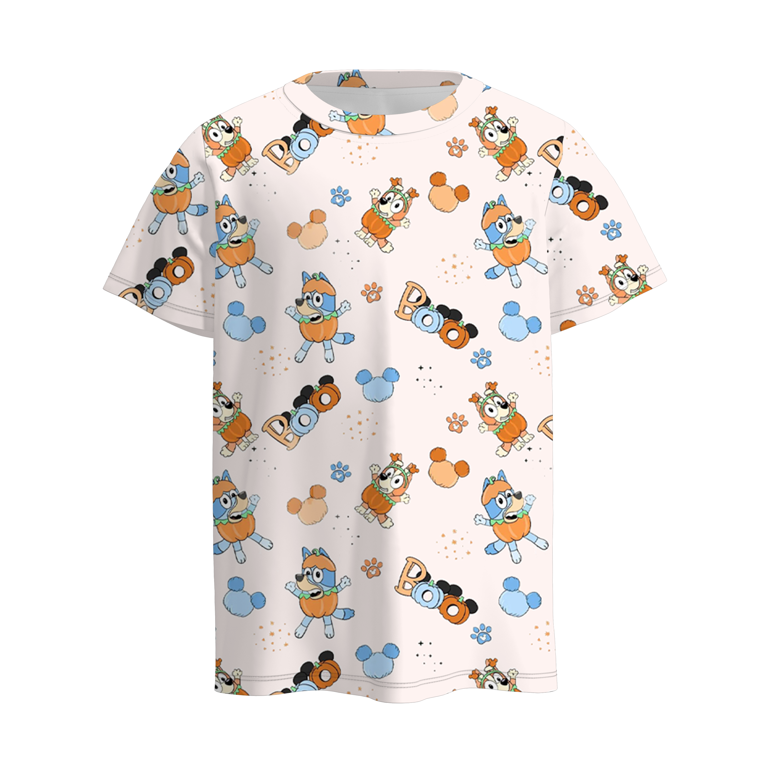（Pre Order）Boys Halloween Cartoon Print Top