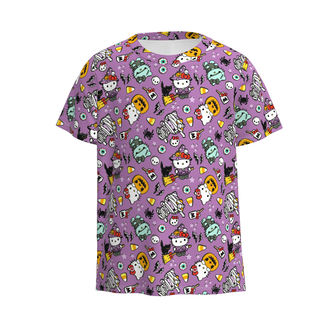 （Pre Order）Family Halloween Cartoon Print Top
