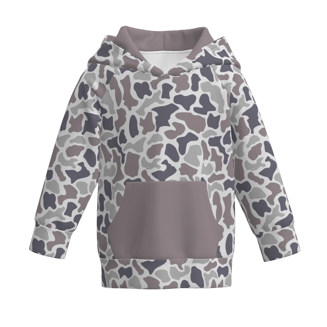 （Pre Order）Family Fall Camouflage Print Hoodie