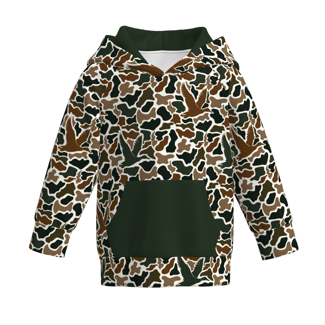 （Pre Order）Family Fall Camouflage Print Hoodie