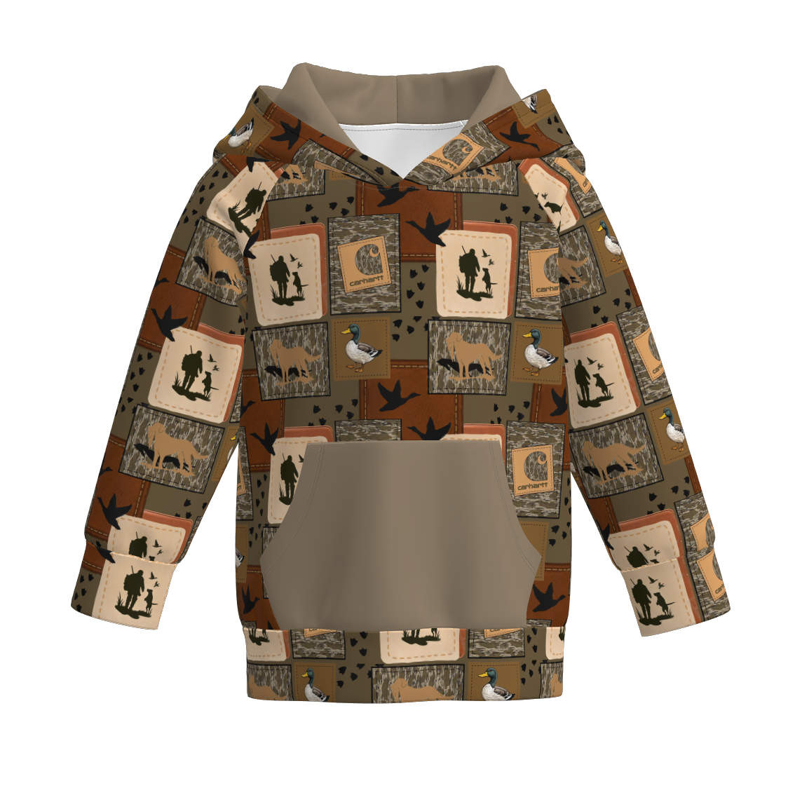 （Pre Order）Family Fall Animal Print Hoodie