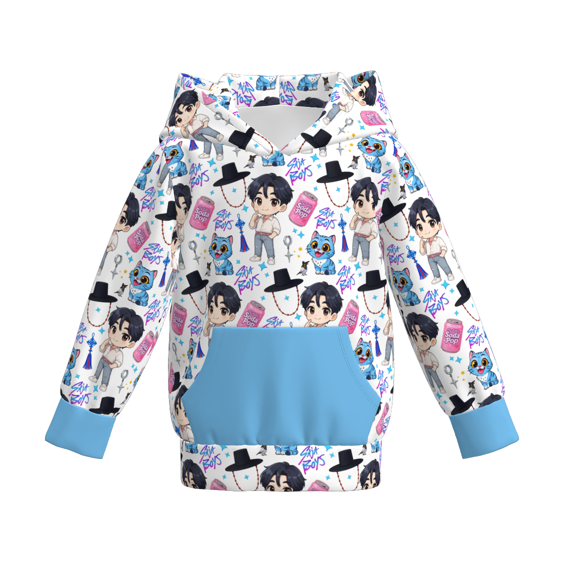 （Pre Order）Boys Movie Character Print Hoodie
