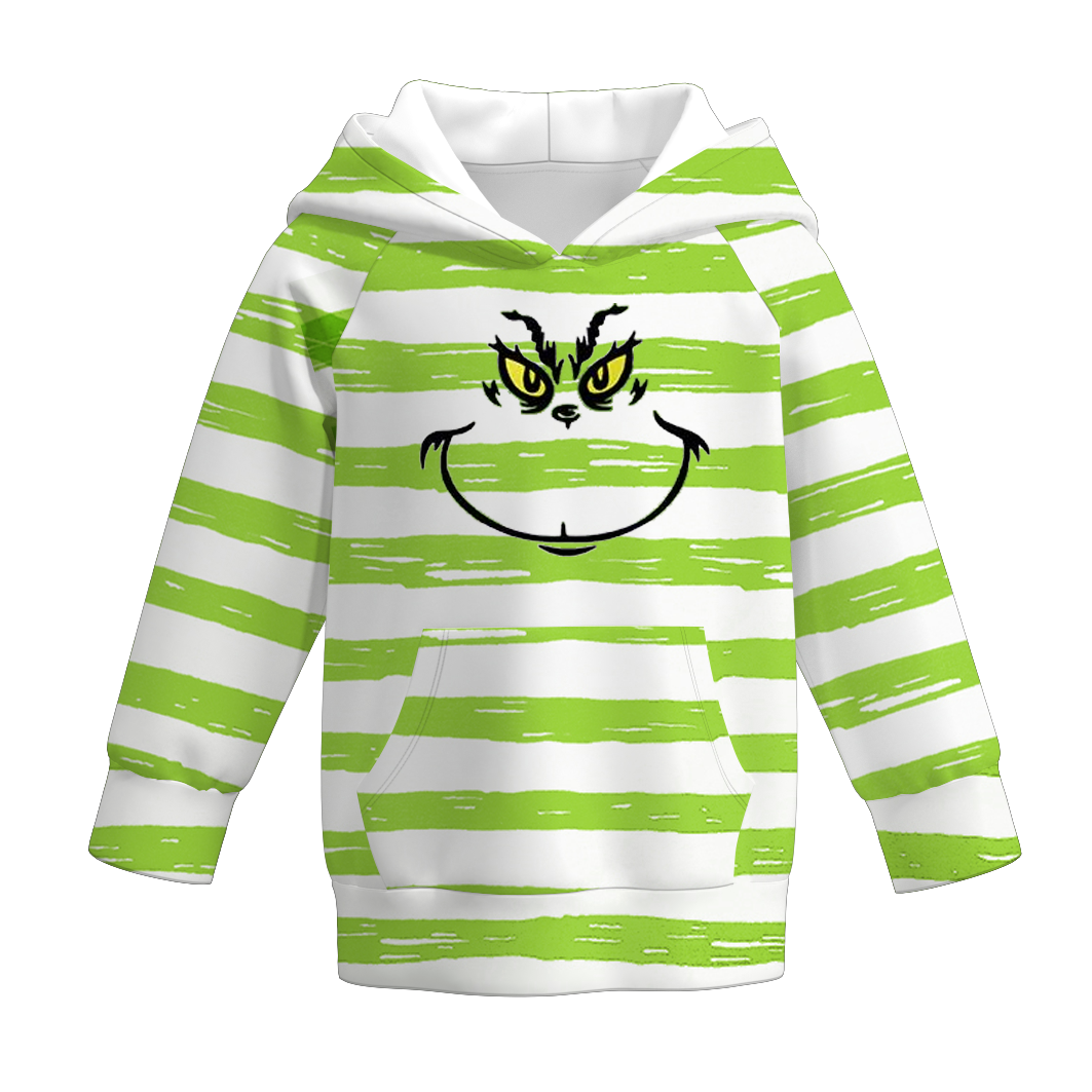 （Pre Order）Family Christmas Cartoon Print Top&Romper