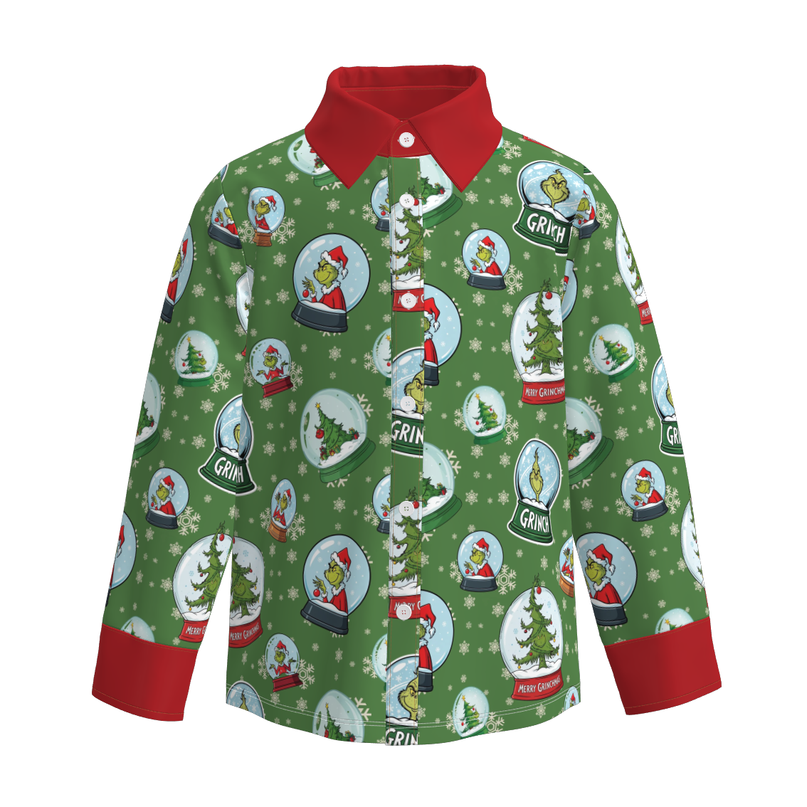 （Pre Order）Brothers Christmas Print Shirt&Romper