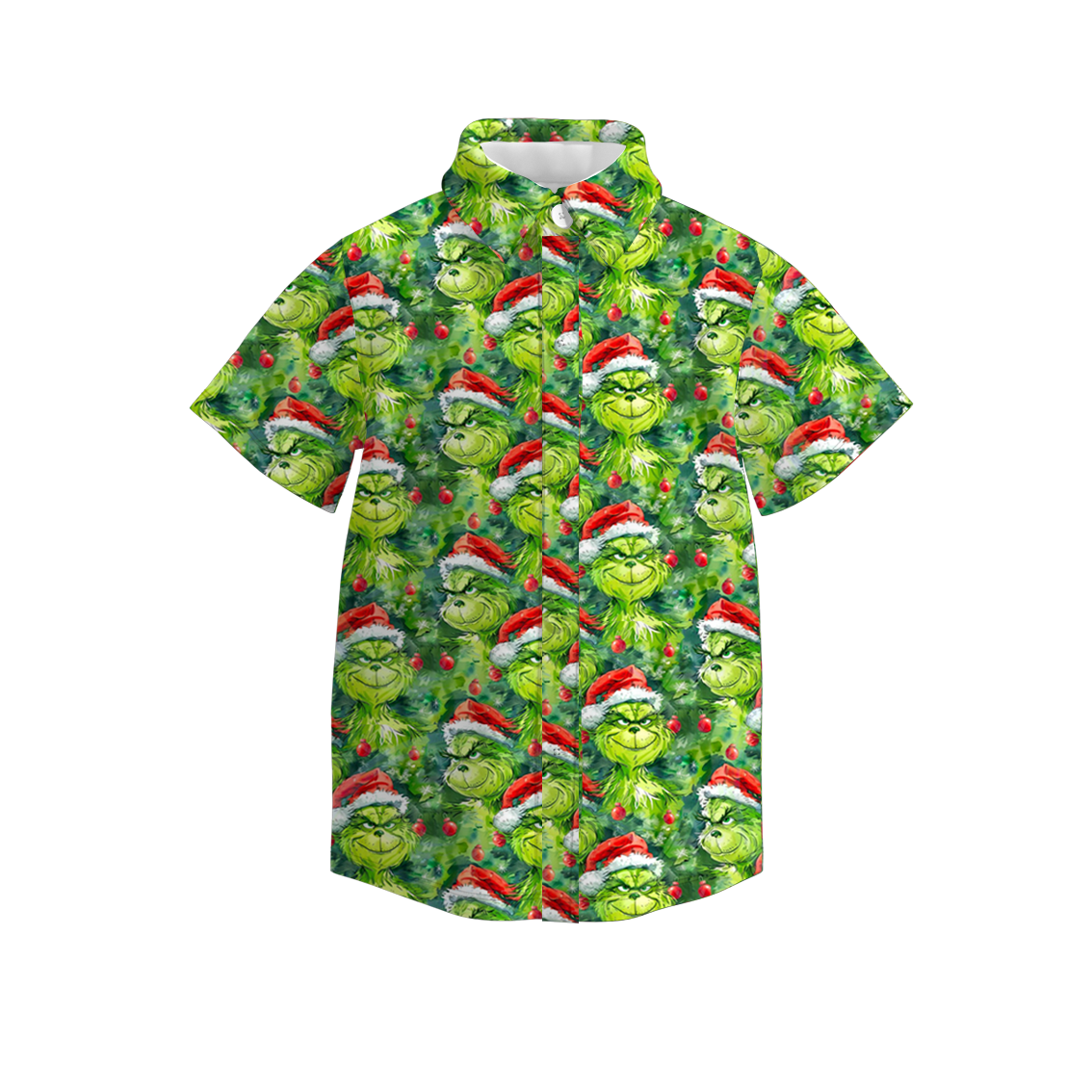 （Pre Order）Boys Christmas Cartoon Print Top