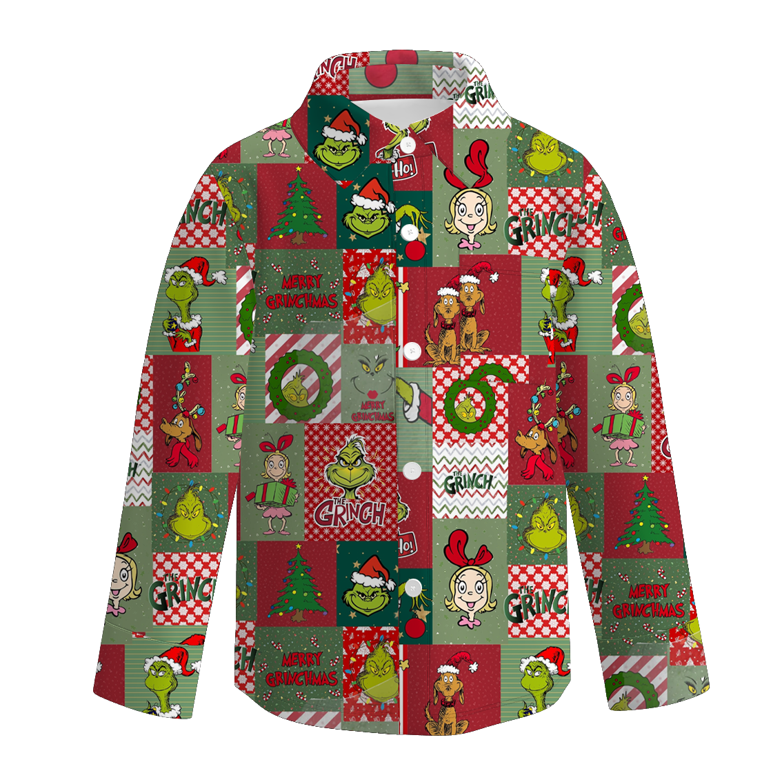 （Pre Order）Family Christmas Cartoon Print Top