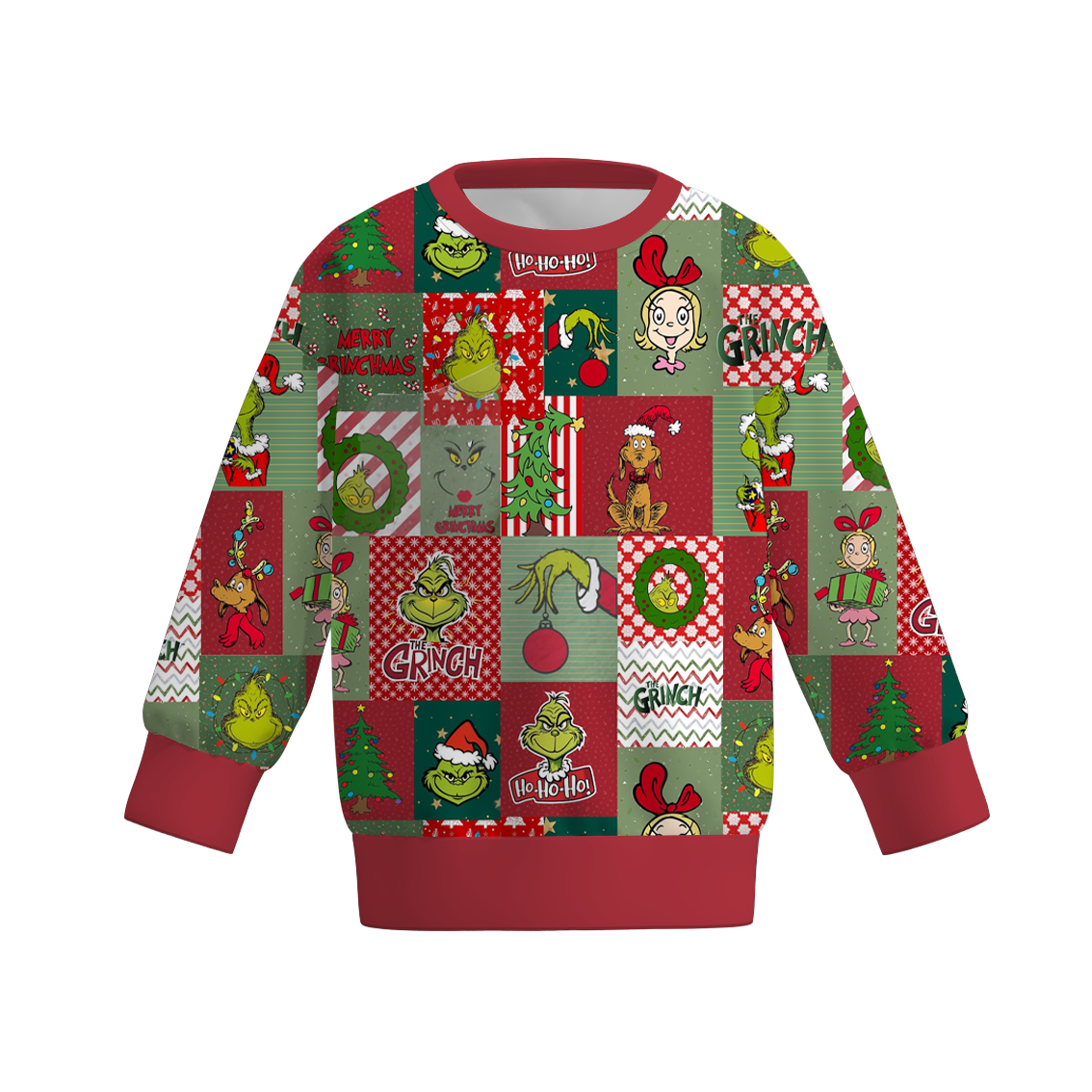 （Pre Order）Family Christmas Cartoon Print Top