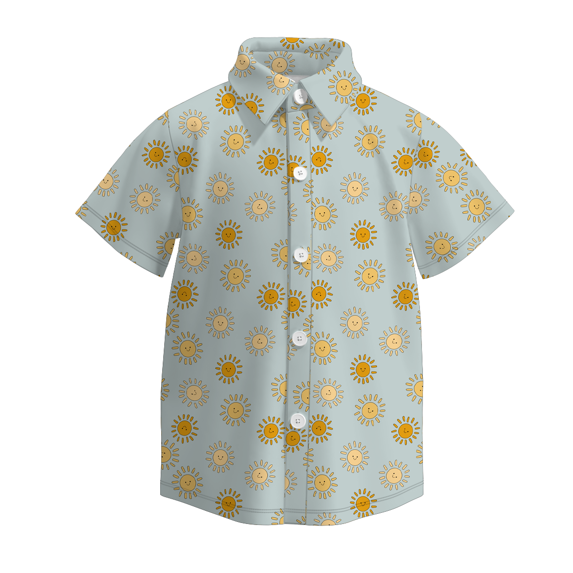 （Pre Order）Boys Spring&Summer Print Four-way Stretch Shirt