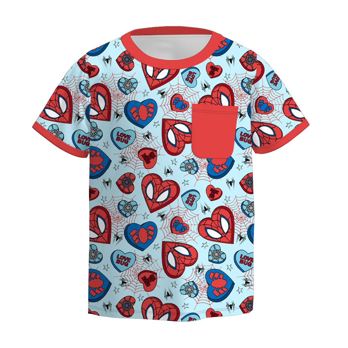（Pre Order）Siblings Valentine's Day Print Pajamas&Top