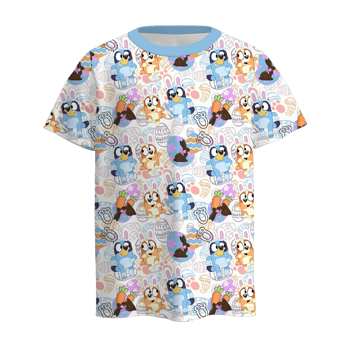 （Pre Order）Siblings Easter Cartoon Print Dress&Top
