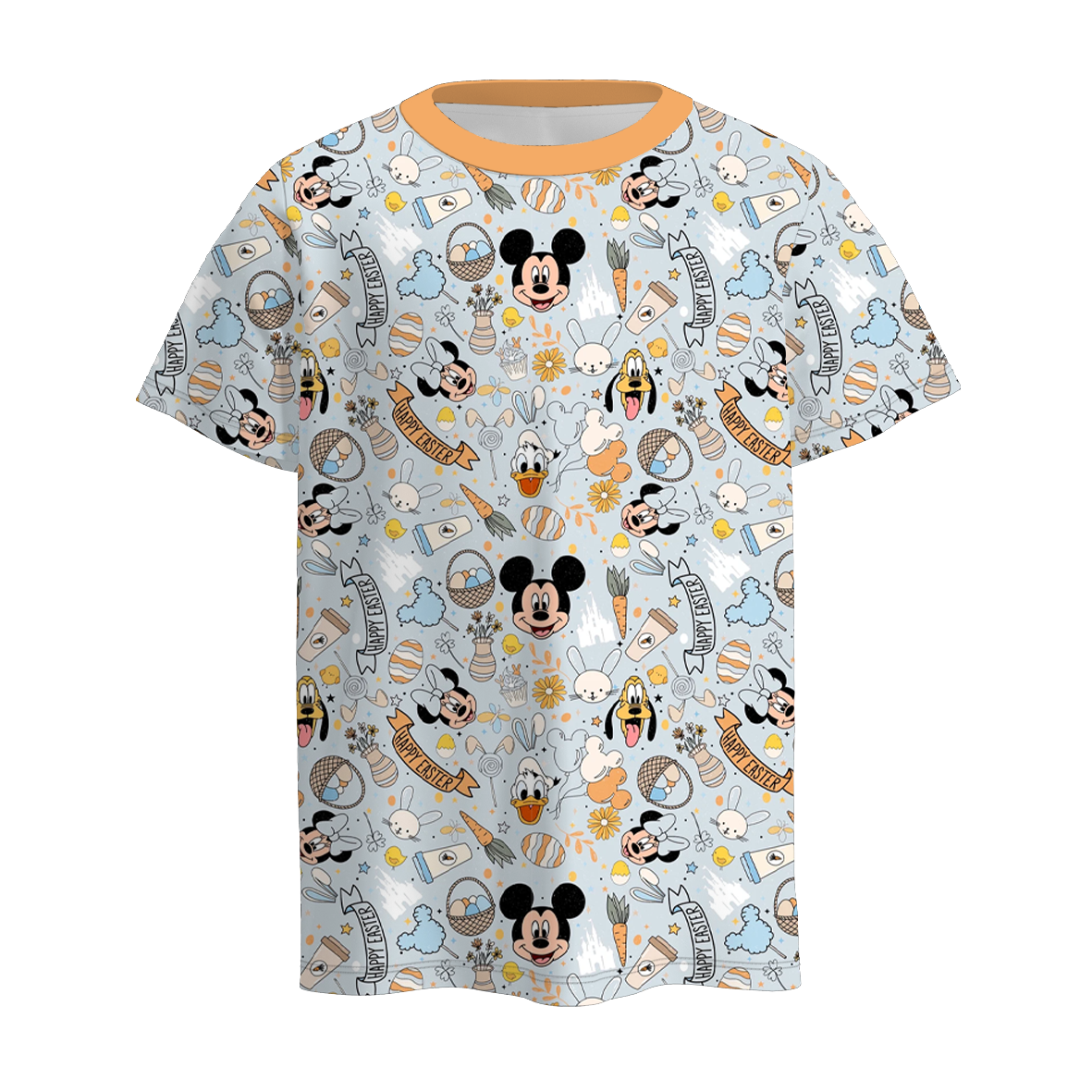 （Pre Order）Siblings Easter Cartoon Print Dress&Top