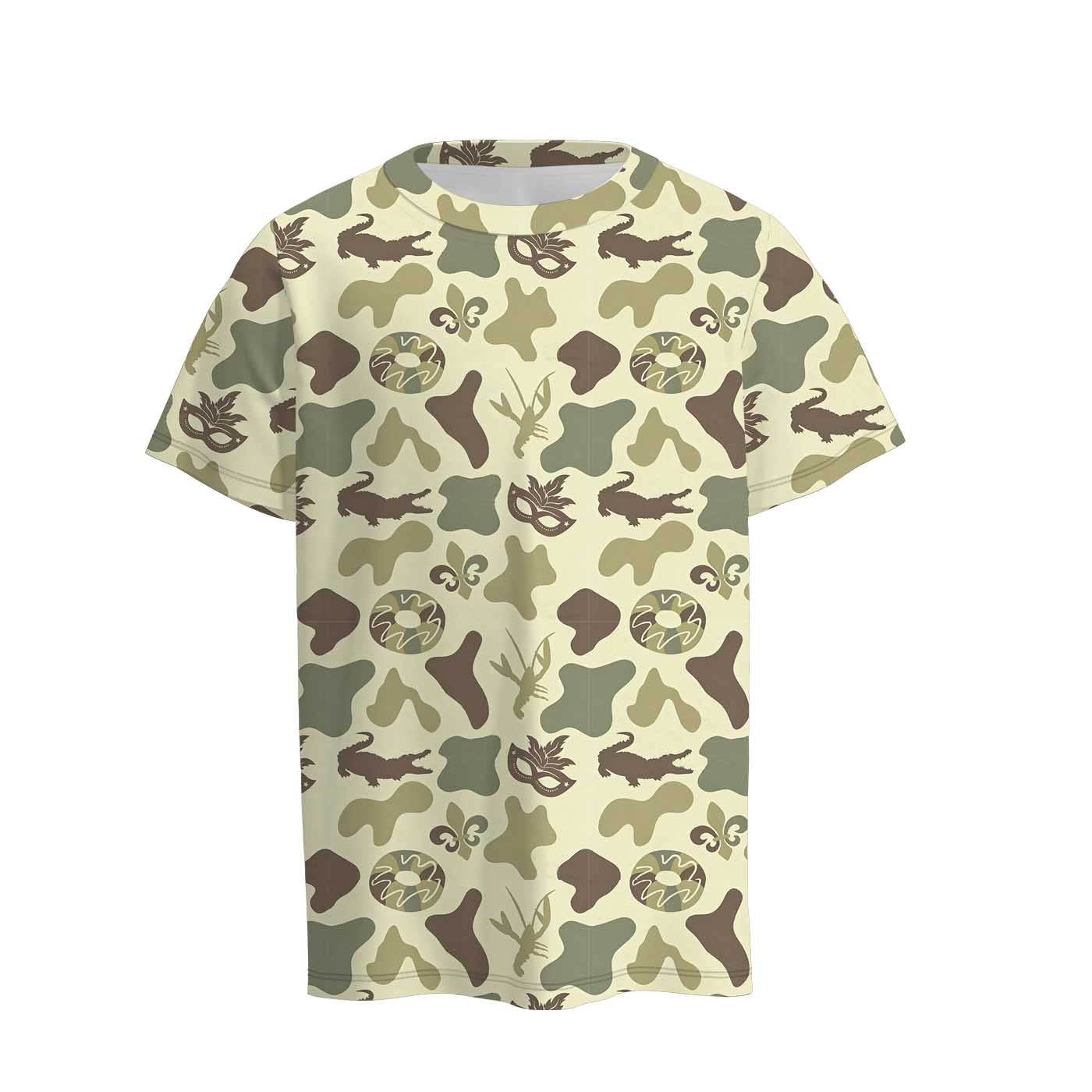 （Pre Order）Family Mardi Gras Camouflage Print Top