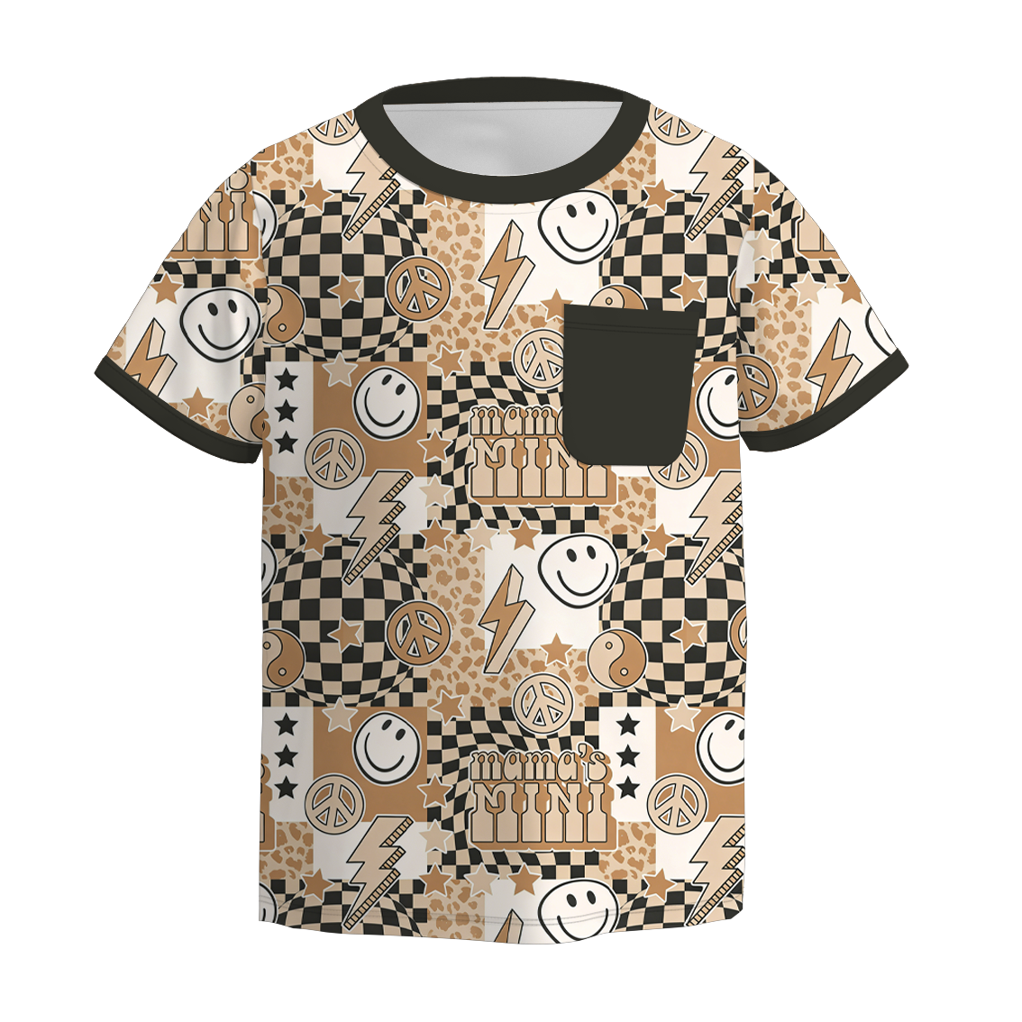 （Pre Order）Brothers Mother's Day Print Set,Top＆Romper