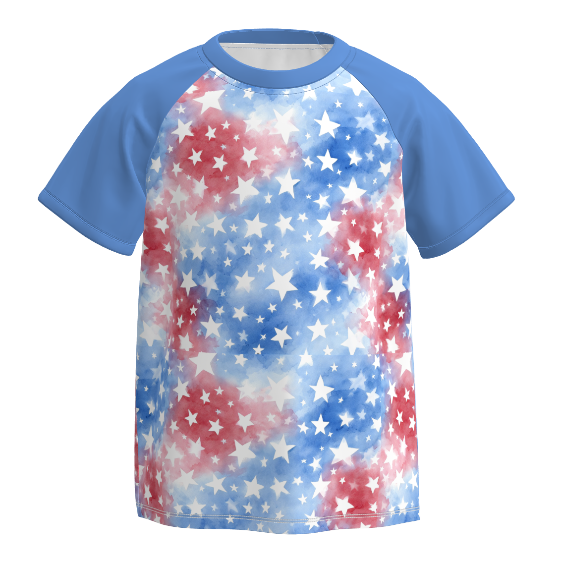 （Pre Order）Boys Patriotic Cartoon Print Top