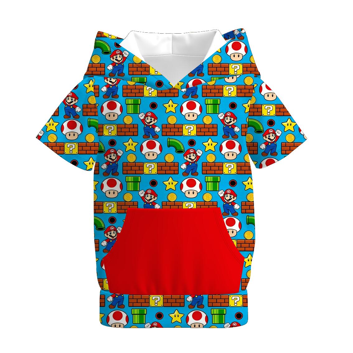 （Pre Order）Brothers Spring and Summer Cartoon Print Hoodie＆Romper