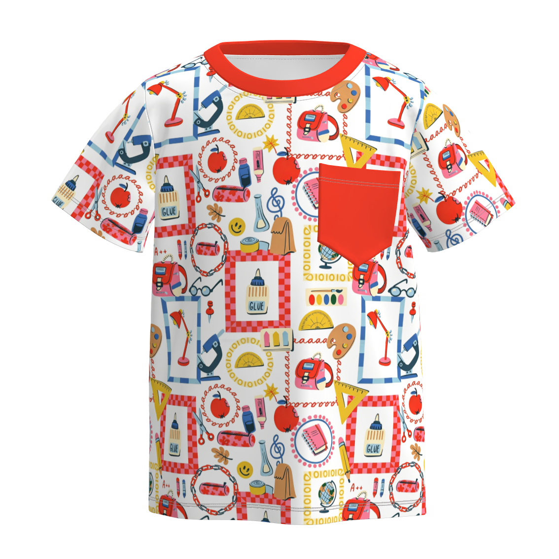 （Pre Order+Prepack Zone）Brothers Summer Back To School Print Top&Romper
