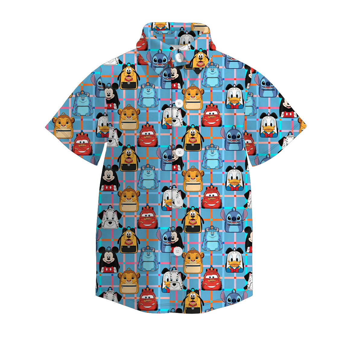 （Pre Order+Prepack Zone）Boys Summer Print Shorts Set&Four-way Stretch Shirt（Mix Size）