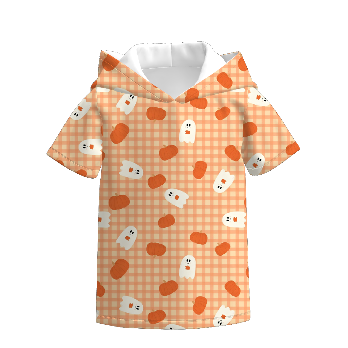 （Pre Order+Prepack Zone）Brothers Halloween Pumpkin Print Top&Romper