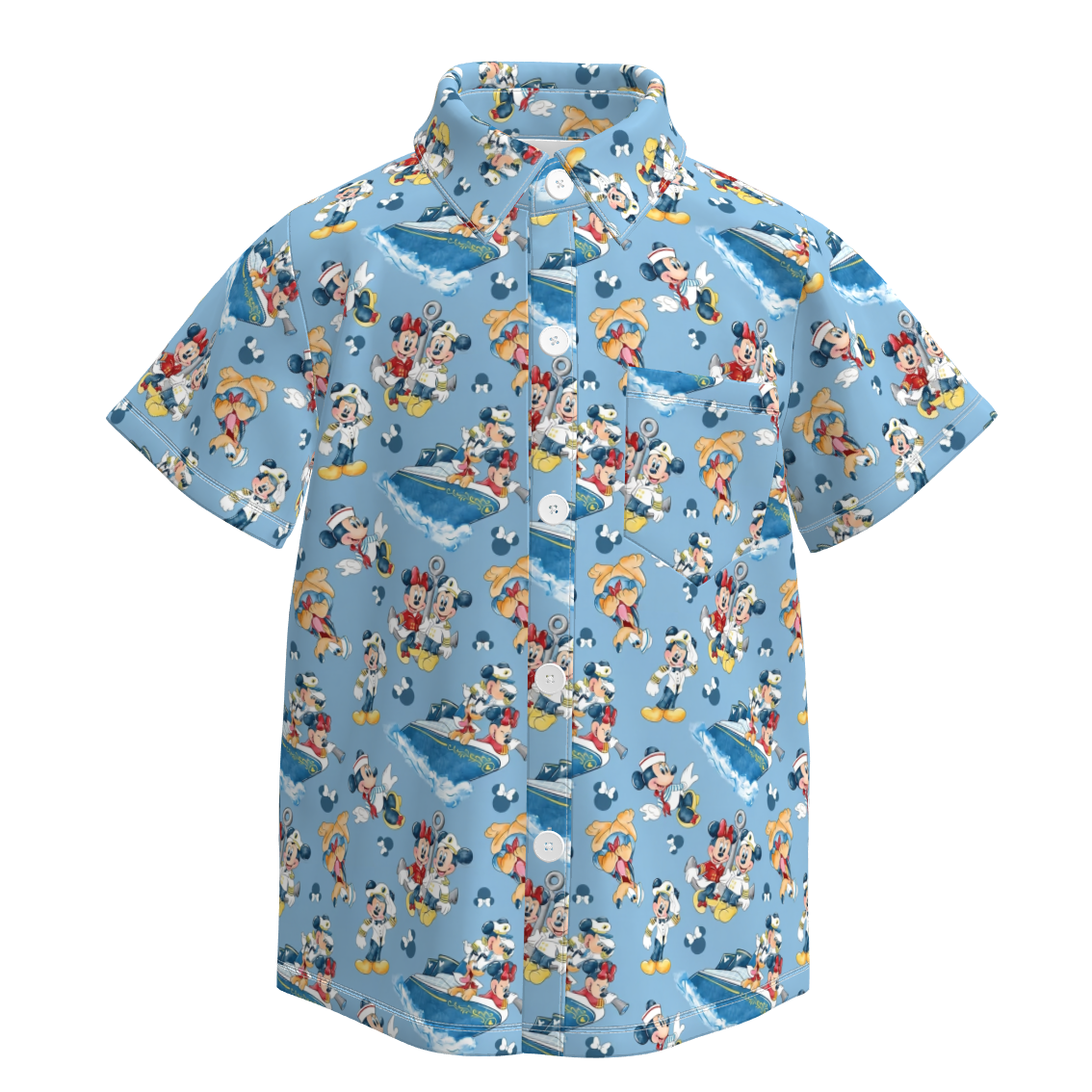 （Pre Order）Family Summer Cartoon Print Top&Shirt