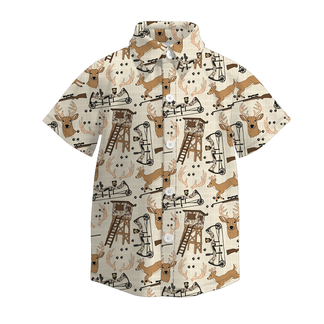 （Pre Order）Family Fall Hunting Print Shirt&Romper