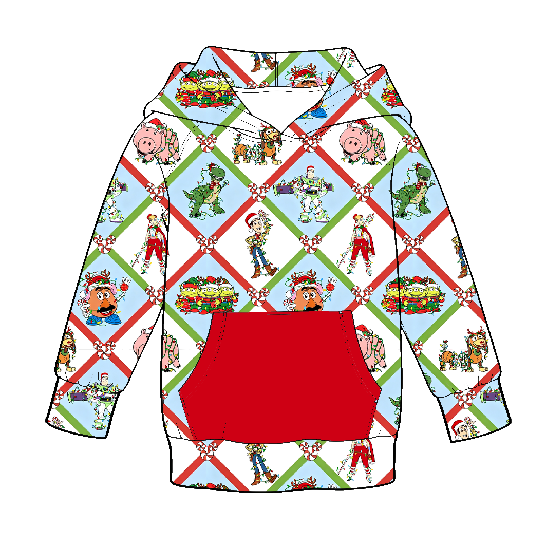 （Weekly Pre-Order）Boys Christmas Print Hoodie（Ends 9.27）