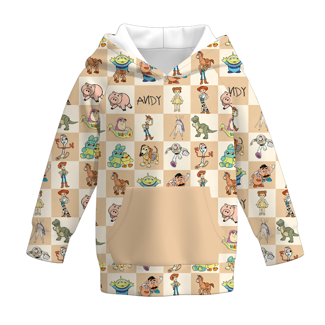 （Weekly Pre-Order）Siblings Cartoon Toy Print Dress,Pajamas&Top（Ends 10.6）