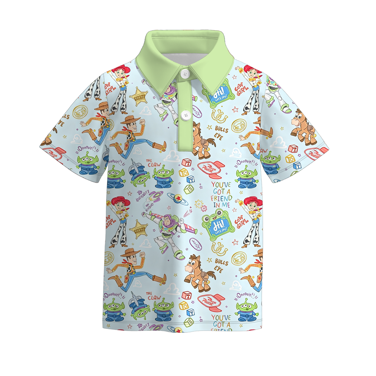 （Weekly Pre-Order）Siblings Cartoon Toy Print Dress,Pajamas&Top（Ends 10.6）