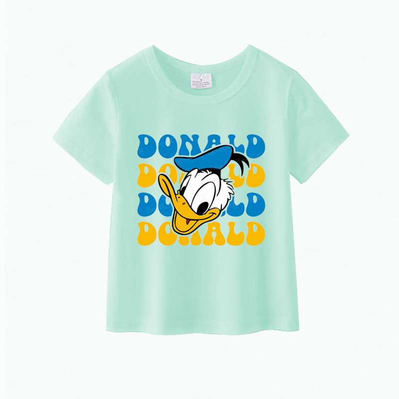 （Pre Order）Girls Mint Cartoon Printed Short Sleeves T-Shirts