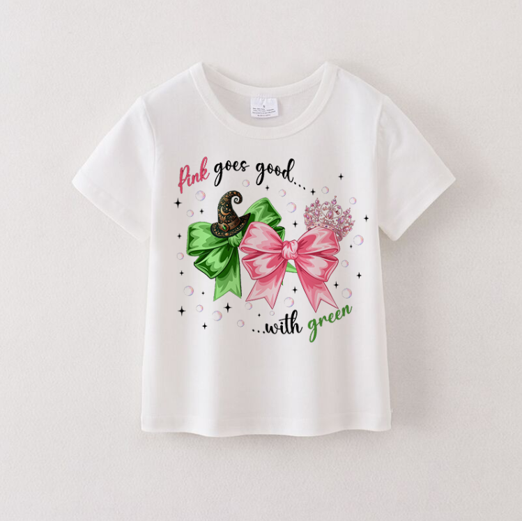 （Pre Order）Girls Spring and Summer Cartoon Print Top