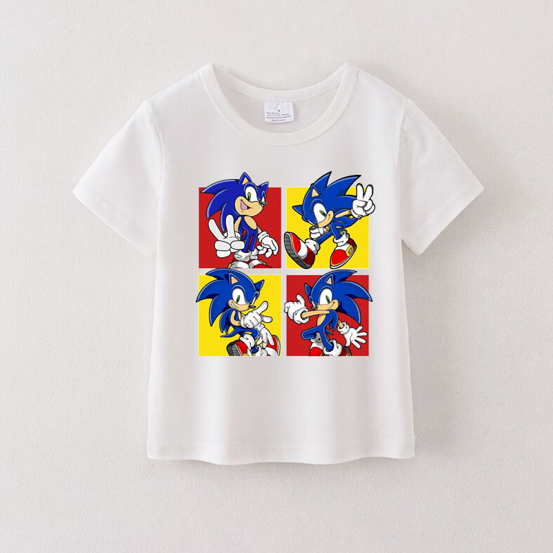 （Pre Order）Girls Spring and Summer Cartoon Print Top