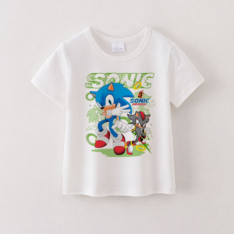 （Pre Order）Girls Spring and Summer Cartoon Print Top