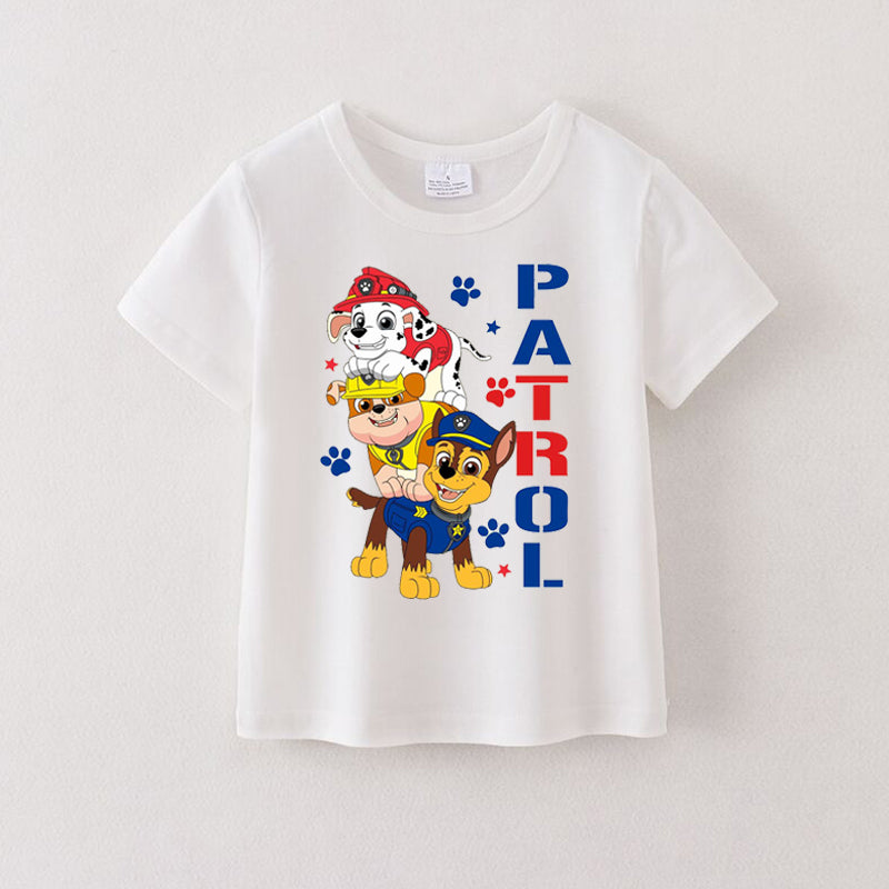 （Pre Order）Girls Spring and Summer Cartoon Print Top