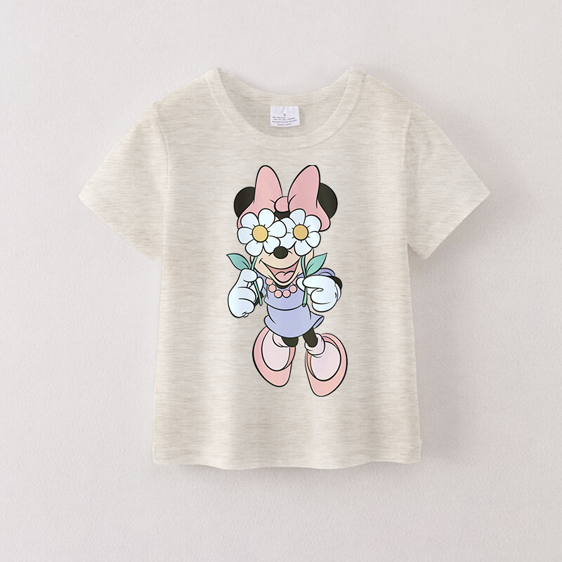 （Pre Order）Girls Spring and Summer Cartoon Print Top