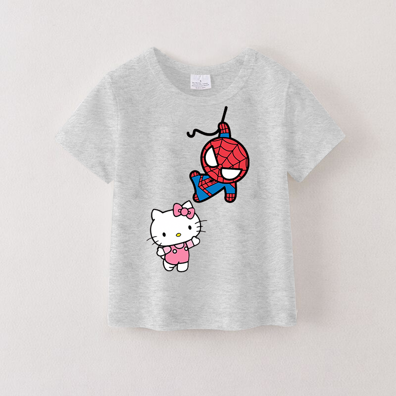 （Pre Order）Girls Spring and Summer Cartoon Print Top
