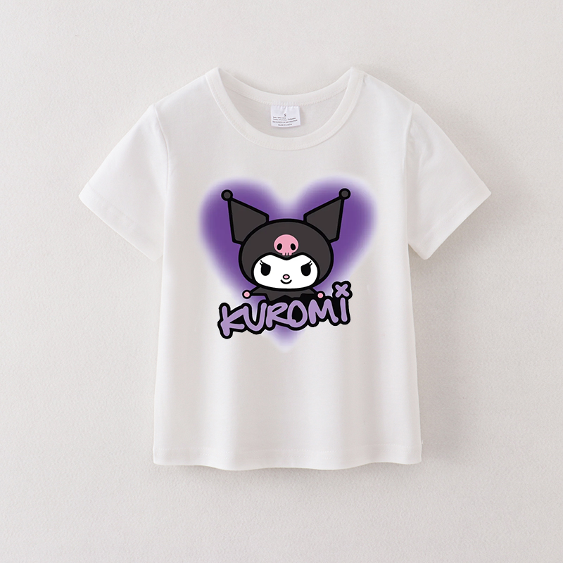 （Pre Order）Girls Spring and Summer Cartoon Print Top